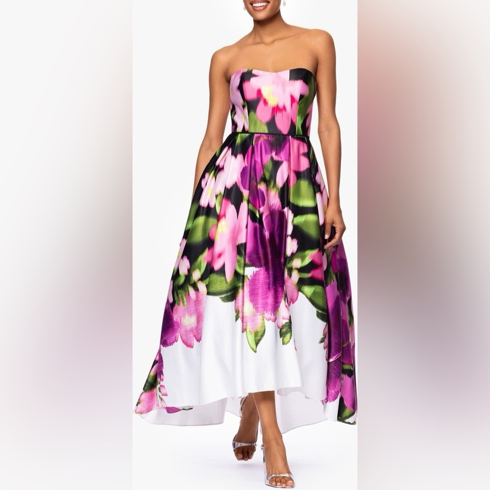 Betsy & Adam (G2) Strapless High-Low Gown NWT SIZE 10